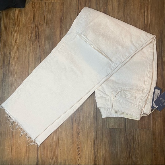 Universal Thread Women's Off-White Straight Leg Jeans Size 8 Reg - Picture 2 of 8